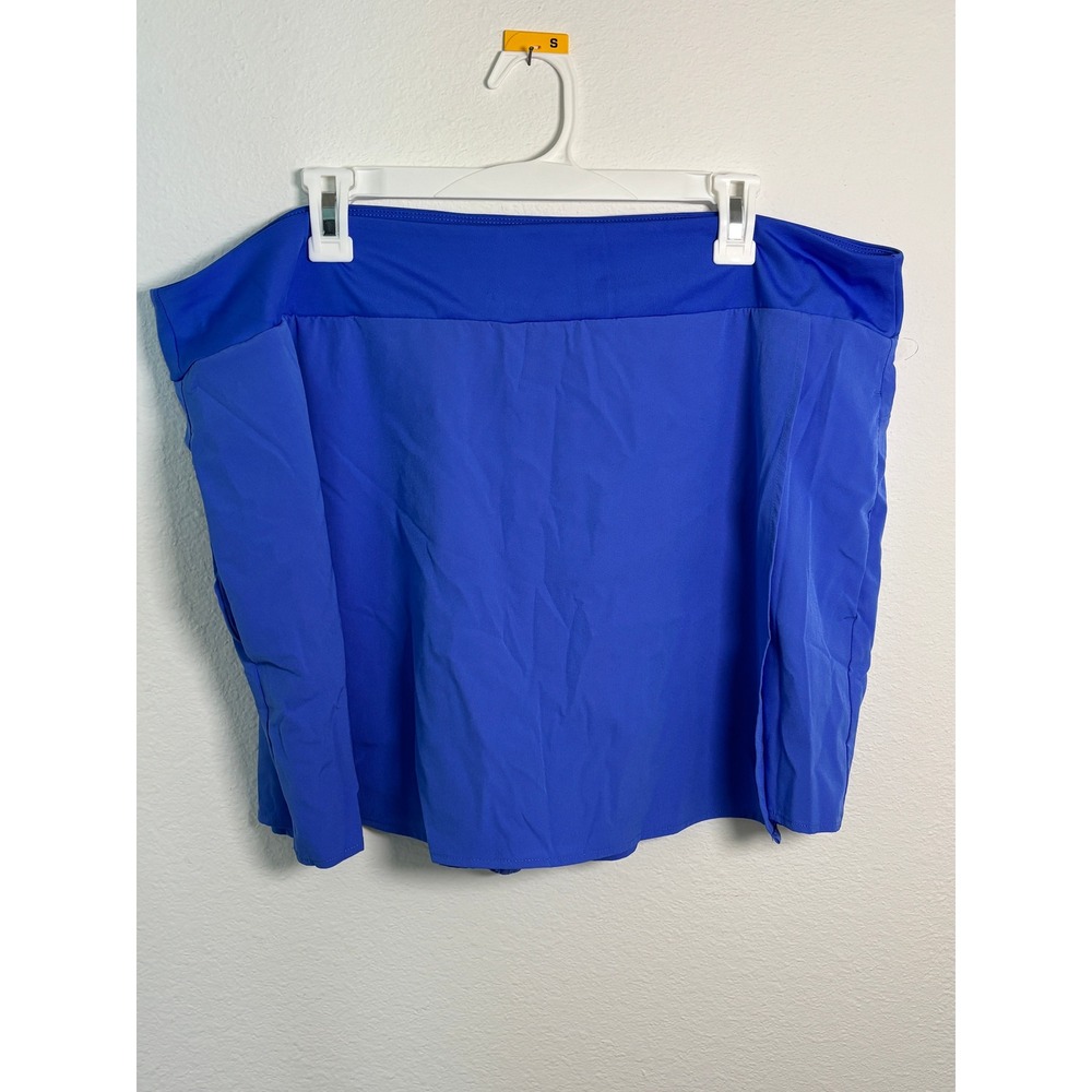 Avia Womens Royal Blue Active Skort Size XXXL 22 Athletic Golf Tennis Skirt